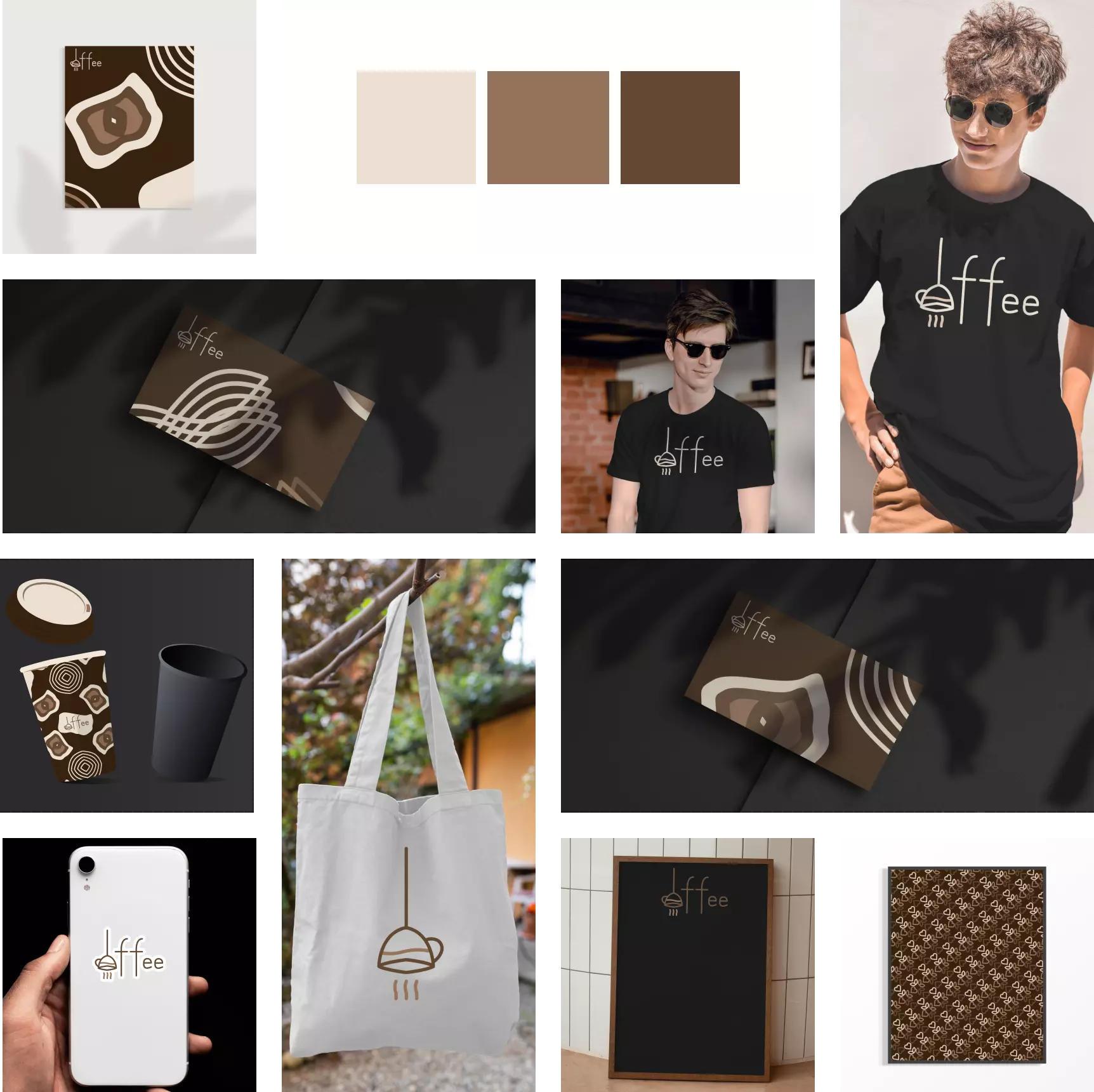 Branding of a frim called Coffee
